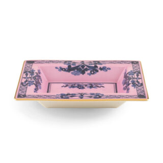 Ginori 1735 Oriente Italiano Azalea Rectangular Vide Poche | Kneen & Co
