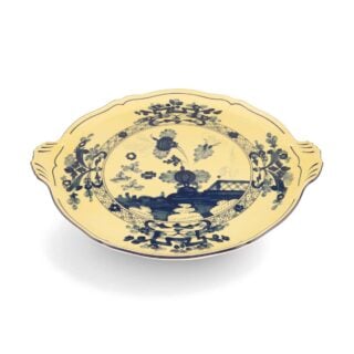Ginori 1735 Oriente Italiano Citrino Cake Plate | Kneen & Co