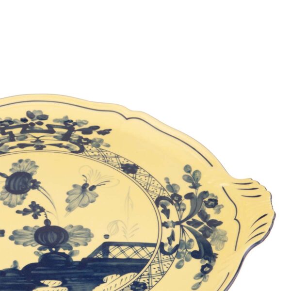 Ginori 1735 Oriente Italiano Citrino Cake Plate | Kneen & Co