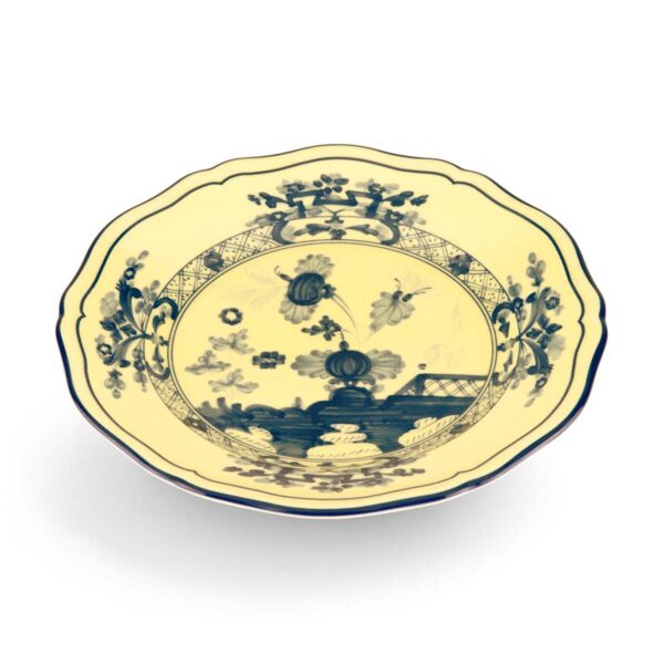 GINORI-OrienteItal-CITRINO-003RG00-FPT110010170G00123900-1-1200x1200-100KB Ginori 1735 Oriente Italiano Citrino Flat Bread Plate | Kneen & Co
