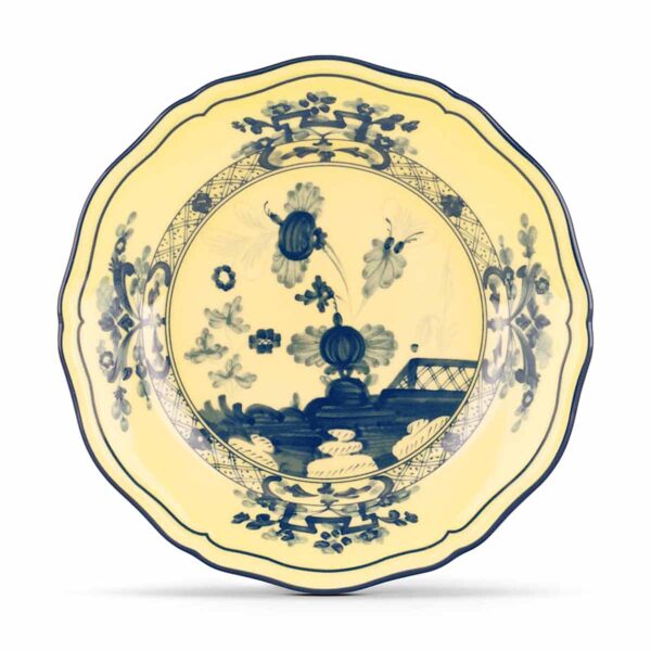 GINORI-OrienteItal-CITRINO-003RG00-FPT110010170G00123900-1200x1200-100KB Ginori 1735 Oriente Italiano Citrino Flat Bread Plate | Kneen & Co