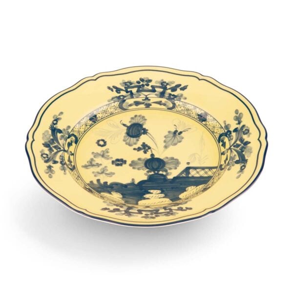 GINORI-OrienteItal-CITRINO-003RG00-FPT110010210G00123900-1-1200x1200-100KB Ginori 1735 Oriente Italiano Citrino Flat Dessert Plate | Kneen & Co