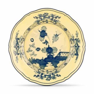 Ginori 1735 Oriente Italiano Citrino Flat Dessert Plate | Kneen & Co