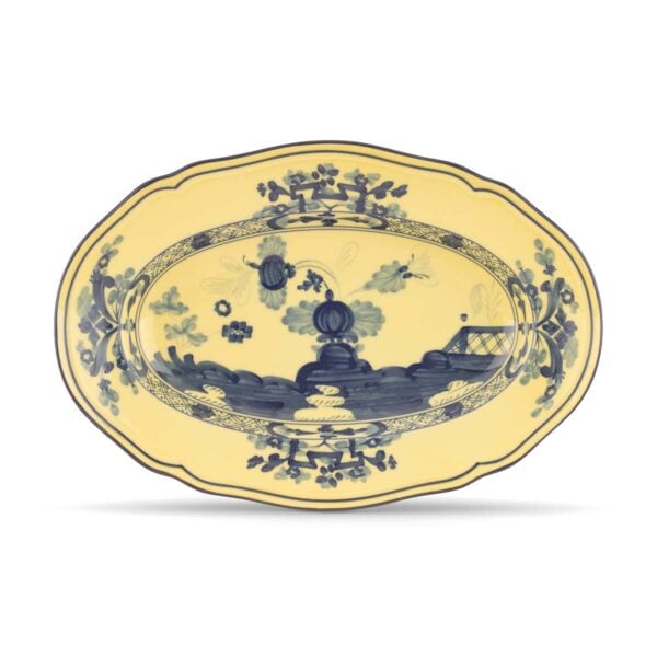 GINORI-OrienteItal-CITRINO-003RG00-FVS130010385G00123900-1200x1200-100KB Ginori 1735 Oriente Italiano Citrino Large Oval Platter | Kneen & Co