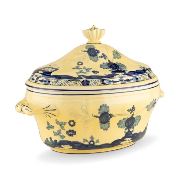 Ginori 1735 Oriente Italiano Citrino Tureen | Kneen & Co