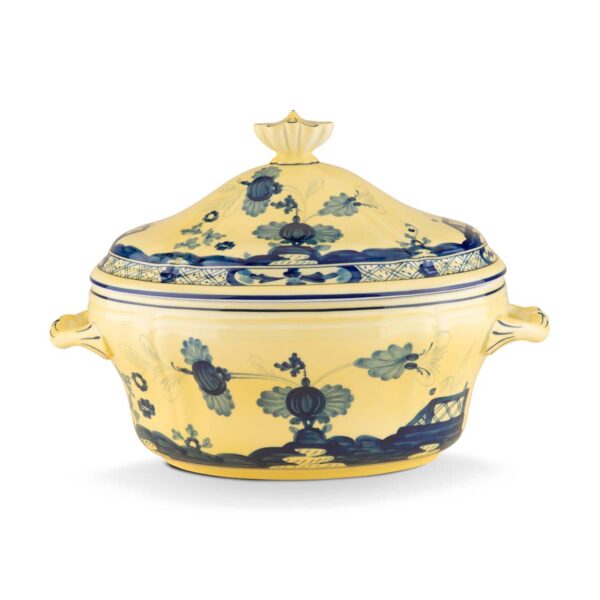Ginori 1735 Oriente Italiano Citrino Tureen | Kneen & Co