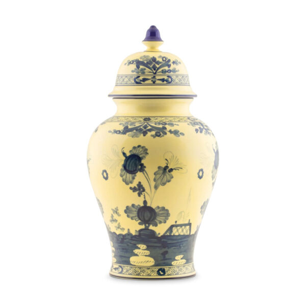 GINORI-OrienteItal-CITRINO-016RG02-FA5356010380G00123900-1200x1200-100KB Ginori 1735 Oriente Italiano Citrino Large Potiche Vase | Kneen & Co