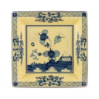 Ginori 1735 Oriente Italiano Citrino Large Squared Vide Poche | Kneen & Co