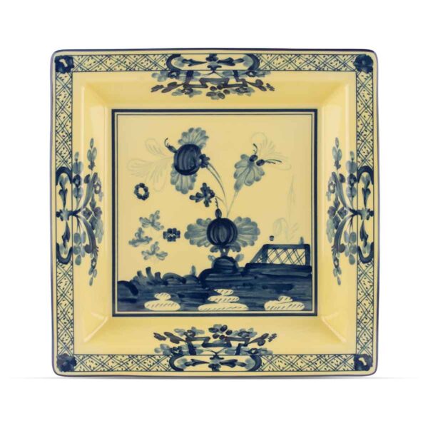 Ginori 1735 Oriente Italiano Citrino Large Squared Vide Poche | Kneen & Co