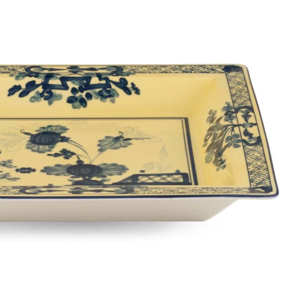 Ginori 1735 Oriente Italiano Citrino Large Squared Vide Poche | Kneen & Co