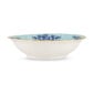 Ginori 1735 Oriente Italiano Iris Fruit Bowl shown on table | Kneen & Co