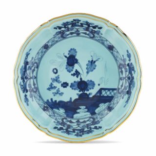 Ginori 1735 Oriente Italiano Iris Fruit Stand | Kneen & Co