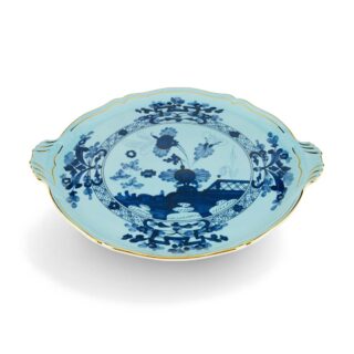Ginori 1735 Oriente Italiano Iris Cake Plate | Kneen & Co