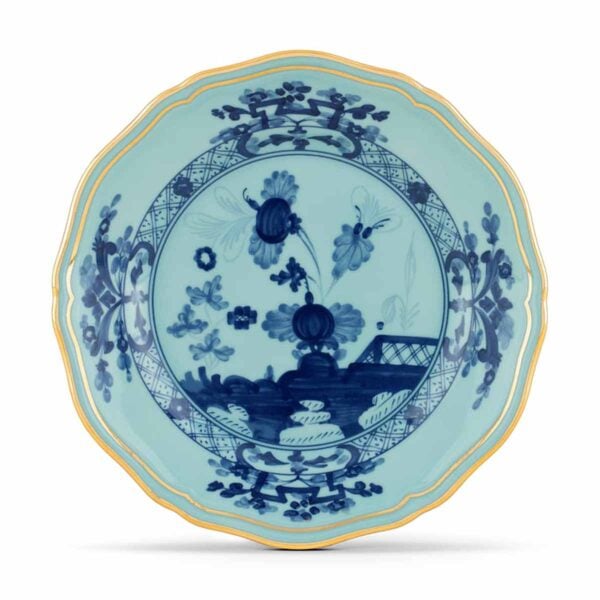 GINORI-OrienteItal-IRIS-003RG00-FPT110010170G00124300-1200x1200-100KB Ginori 1735 Oriente Italiano Iris Flat Bread Plate | Kneen & Co