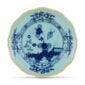 Ginori 1735 Oriente Italiano Iris Flat Bread Plate | Kneen & Co
