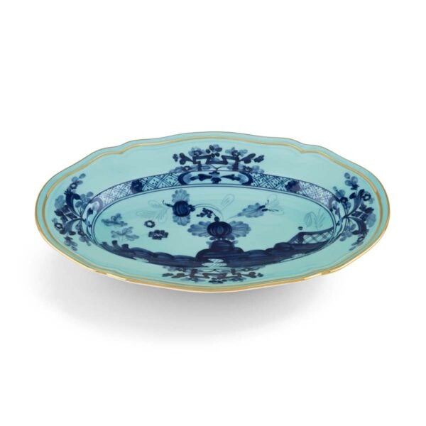 GINORI-OrienteItal-IRIS-003RG00-FRV000010220G00124300-1-1200x1200-100KB Ginori 1735 Oriente Italiano Iris Pickle Dish | Kneen & Co