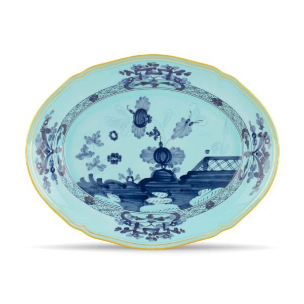 GINORI-OrienteItal-IRIS-003RG00-FVS130010340G00124300-1200x1200-100KB Ginori 1735 Oriente Italiano Iris Oval Platter | Kneen & Co