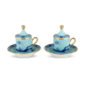 Ginori 1735 Oriente Italiano Iris Coffee Cup – Set of 2 | Kneen & Co