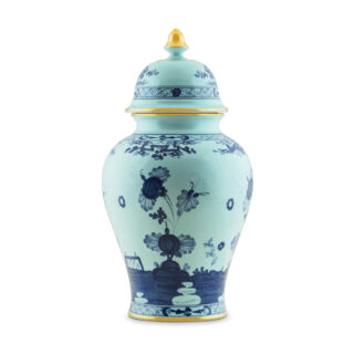 Ginori 1735 Oriente Italiano Iris Large Potiche Vase | Kneen & Co