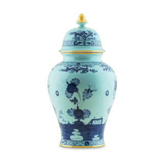 Ginori 1735 Oriente Italiano Iris Large Potiche Vase | Kneen & Co