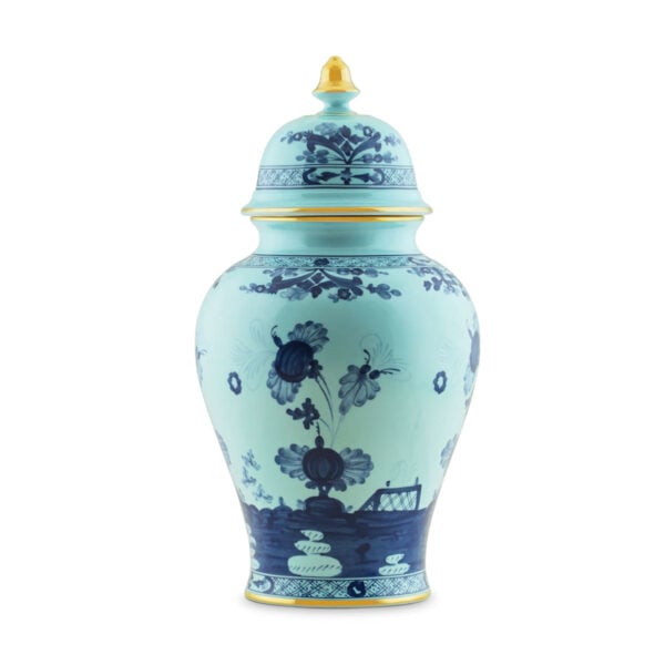 Ginori 1735 Oriente Italiano Iris Large Potiche Vase | Kneen & Co