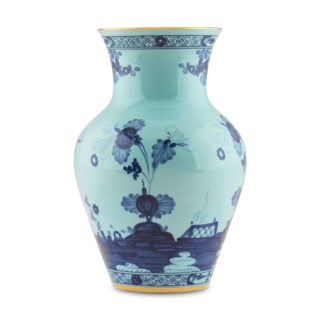 Ginori 1735 Oriente Italiano Iris Ming Vase | Kneen & Co