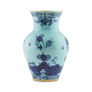 Ginori 1735 Oriente Italiano Iris Ming Vase | Kneen & Co