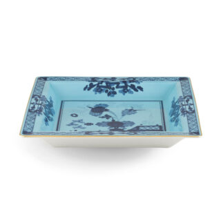 Ginori 1735 Oriente Italiano Iris Large Squared Vide Poche | Kneen & Co