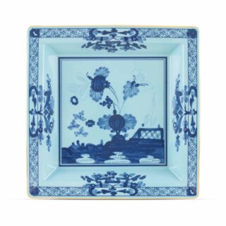 Ginori 1735 Oriente Italiano Iris Large Squared Vide Poche | Kneen & Co