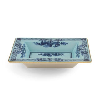 Ginori 1735 Oriente Italiano Iris Rectangular Vide Poche | Kneen & Co