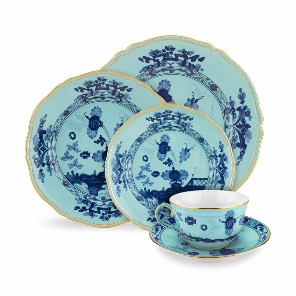 Ginori 1735 Oriente Italiano Iris | Available at Kneen & Co