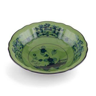 Ginori 1735 Oriente Italiano Malachite Fruit Bowl | Kneen & Co
