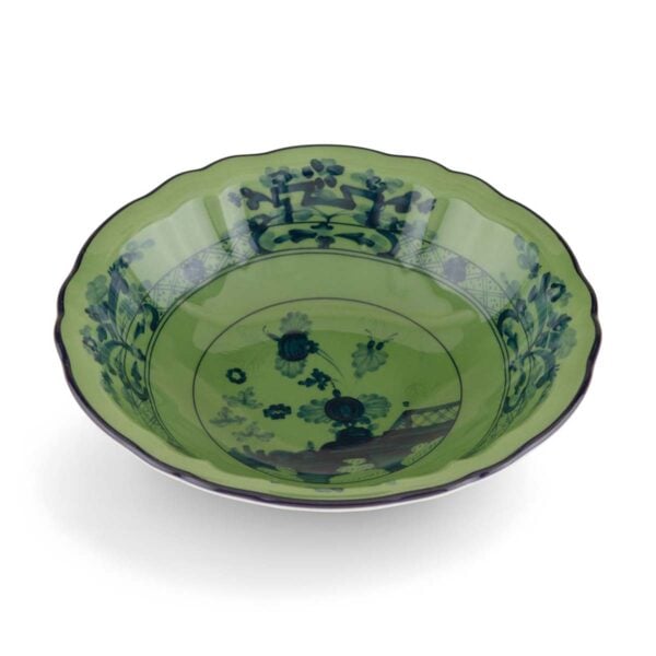 Ginori 1735 Oriente Italiano Malachite Fruit Bowl | Kneen & Co