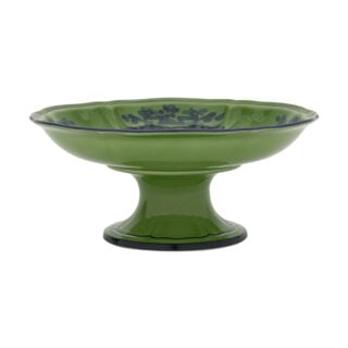 Ginori 1735 Oriente Italiano Malachite Fruit Stand | Kneen & Co