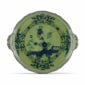 Ginori 1735 Oriente Italiano Malachite Cake Plate | Kneen & Co