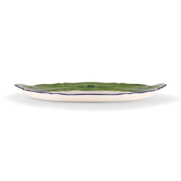 Ginori 1735 Oriente Italiano Malachite Cake Plate | Kneen & Co