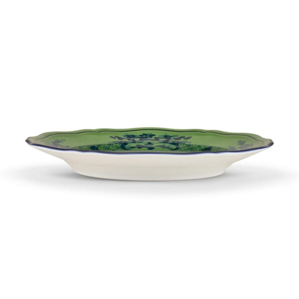 Ginori 1735 Oriente Italiano Malachite Flat Bread Plate | Kneen & Co
