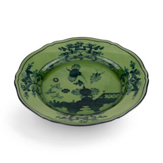 Ginori 1735 Oriente Italiano Malachite Flat Dessert Plate | Kneen & Co