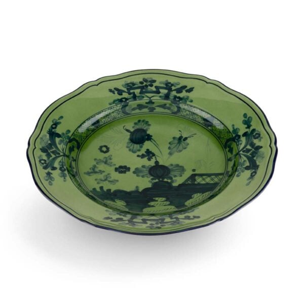 GINORI-OrienteItal-MALACHITE-003RG00-FPT110010210G00123600-1-1200x1200-100KB Ginori 1735 Oriente Italiano Malachite Flat Dessert Plate | Kneen & Co