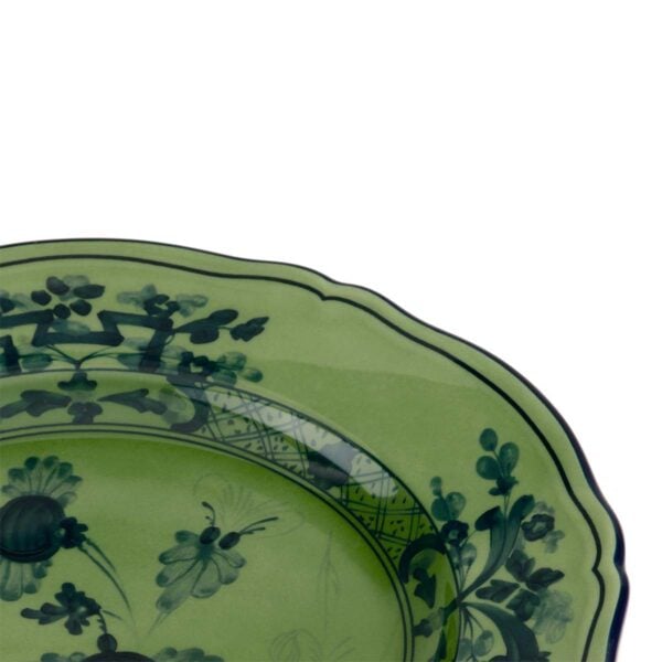 GINORI-OrienteItal-MALACHITE-003RG00-FPT110010210G00123600-2-1200x1200-100KB Ginori 1735 Oriente Italiano Malachite Flat Dessert Plate | Kneen & Co