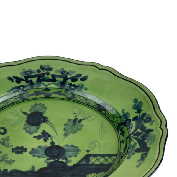 Ginori 1735 Oriente Italiano Malachite Flat Dinner Plate | Kneen & Co