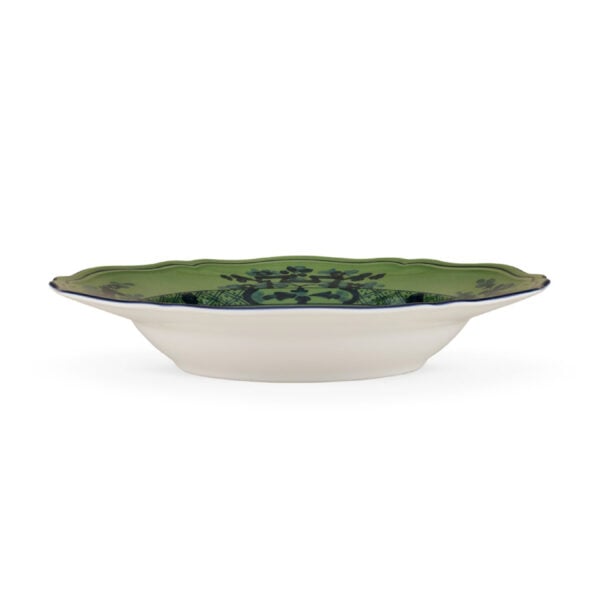 Ginori 1735 Oriente Italiano Malachite Soup Plate | Kneen & Co