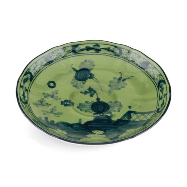GINORI-OrienteItal-MALACHITE-003RG00-FPT301010135G00123600-1-1200x1200-100KB Ginori 1735 Oriente Italiano Malachite Coffee Saucer | Kneen & Co