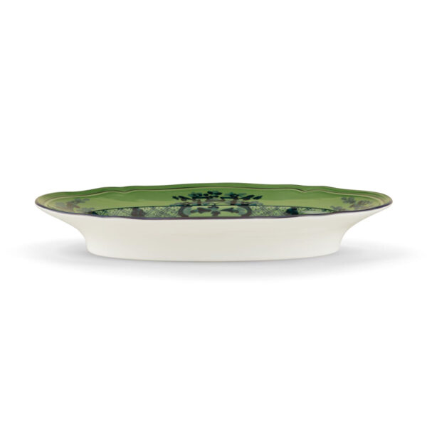 Ginori 1735 Oriente Italiano Malachite Pickle Dish | Kneen & Co
