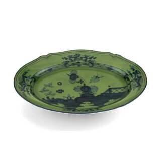 Ginori 1735 Oriente Italiano Malachite Oval Platter | Kneen & Co