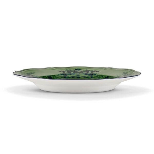 Ginori 1735 Oriente Italiano Malachite Round Platter | Kneen & Co
