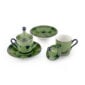 Ginori 1735 Oriente Italiano Malachite Coffee Cup – Set of 2 | Kneen & Co