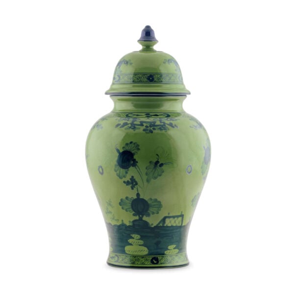 GINORI-OrienteItal-MALACHITE-016RG02-FA5356010380G00123600-1-1200x1200-100KB Ginori 1735 Oriente Italiano Malachite Large Potiche Vase | Kneen & Co