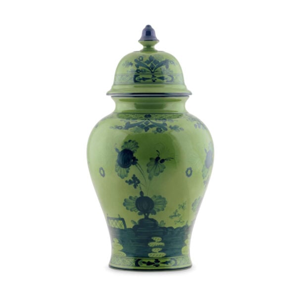 GINORI-OrienteItal-MALACHITE-016RG02-FA5356010380G00123600-1200x1200-100KB Ginori 1735 Oriente Italiano Malachite Large Potiche Vase | Kneen & Co