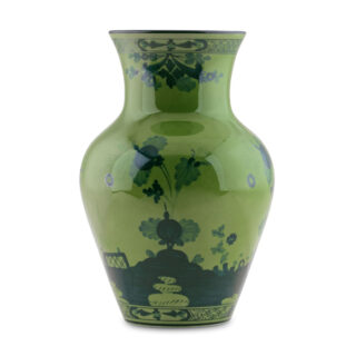 Ginori 1735 Oriente Italiano Malachite Ming Vase | Kneen & Co